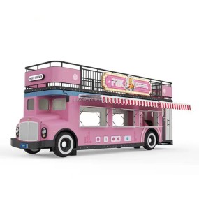 Food Truck Factory - Custom WeWork 2 Story Electric Mobile Cafe Bar