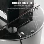 Honey Extractor Factory - Custom Electric 2-4 Frame Stainless Spinner