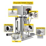 Sausage Stuffer Factory - Custom WeWork 10-30L Vertical 5 Funnel Filler