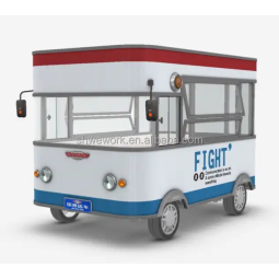 Food Truck Factory - Custom WeWork Stainless Steel Electric Mobile Snack