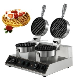 Waffle Maker Factory - Custom WeWork 1200Wx2 Double Head Round Machine