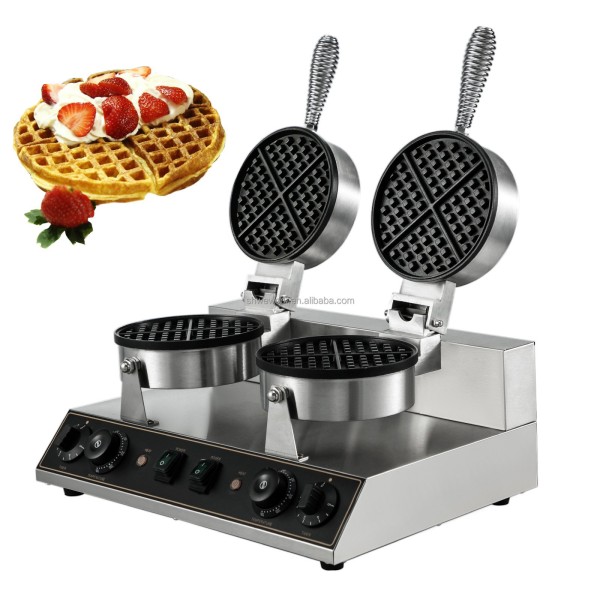 Waffle Maker Factory - Custom WeWork 1200Wx2 Double Head Round Machine