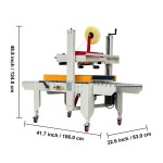 Case Sealer Factory - Custom Automatic 0-18 M/min Box Sealing Machine