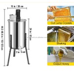 Honey Extractor Factory - Custom Electric 3 Frame Honey Spinner Extractor