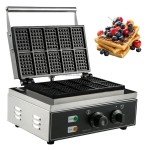 Waffle Maker Factory - Custom WeWork 2000W Rectangle Commercial Electric
