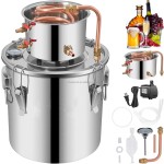 Alcohol Distiller Factory - Custom 3-13 Gal Mini Moonshine Stainless Still
