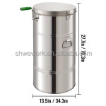 Honey Extractor Factory - Custom Manual 2-4 Frame Honeycomb Spinner