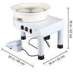 Pottery Wheel Factory - Custom 450W 35cm Ceramic Wheel Forming Machine