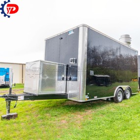 Concession Trailer Manufacturer - Hot Selling Waffle Pizza Coffee Truck