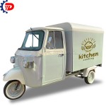 Electric Tricycle Manufacturer - Catering Cart Vending Piaggio Ape