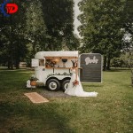 Mobile Food Truck Factory - Long Horse Box Trailer Coffee Bar