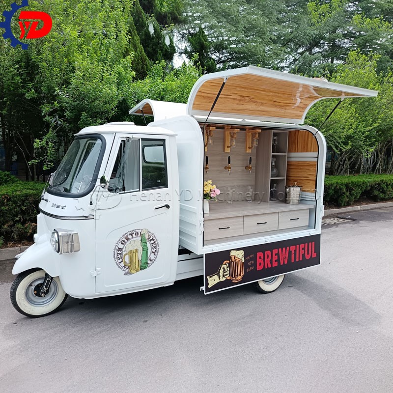Unique Design Kiosk Supplier - Outdoor Ice Cream Tricycle BBQ Coffee