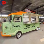 Mobile Kitchen Restaurant Manufacturer - Vintage Ice Cream Truck Mobile Bar
