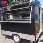 Fiberglass Food Truck Manufacturer - Umbrella Mobile Ice Cream Bar