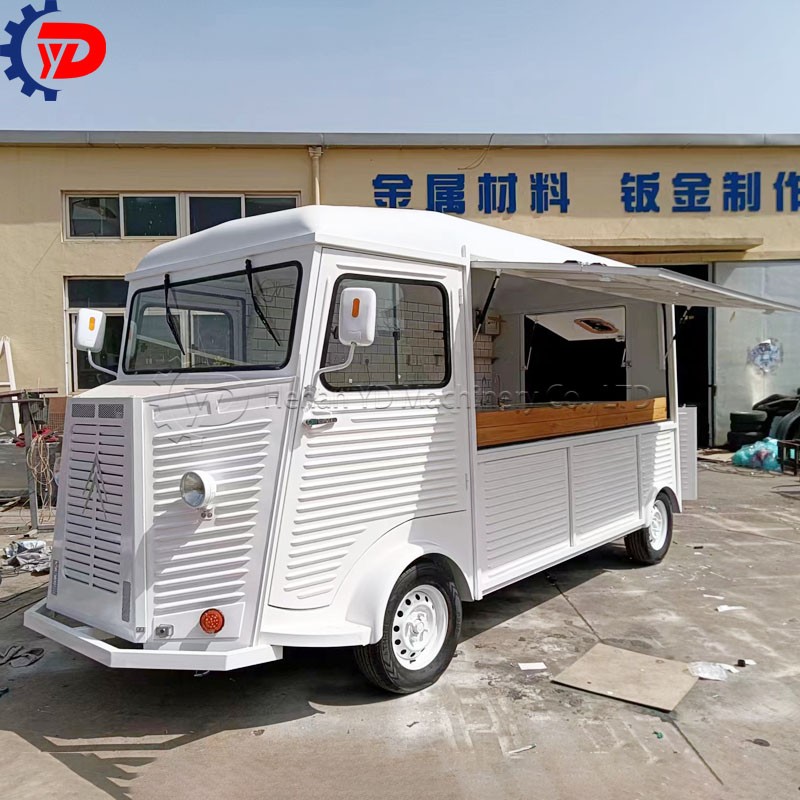 Electric Food Truck Supplier - Retro Food Cart Full Kitchen Equipment