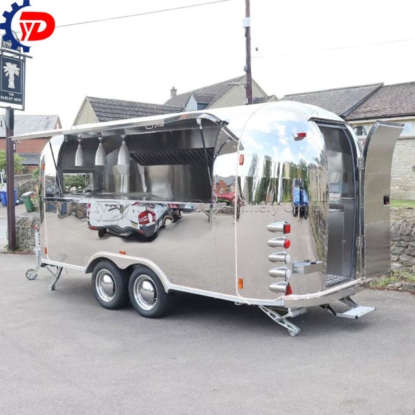 Stainless Steel Trailer Manufacturer - Hot Selling Pizza Lemonade Food Trailer