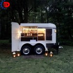 Vintage Concession Trailer Supplier - Street Food Truck Beer Bar Cart