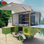 Electric Food Truck Manufacturer - Custom Piaggio Ape Tuk Tuk Ice Cream Cart