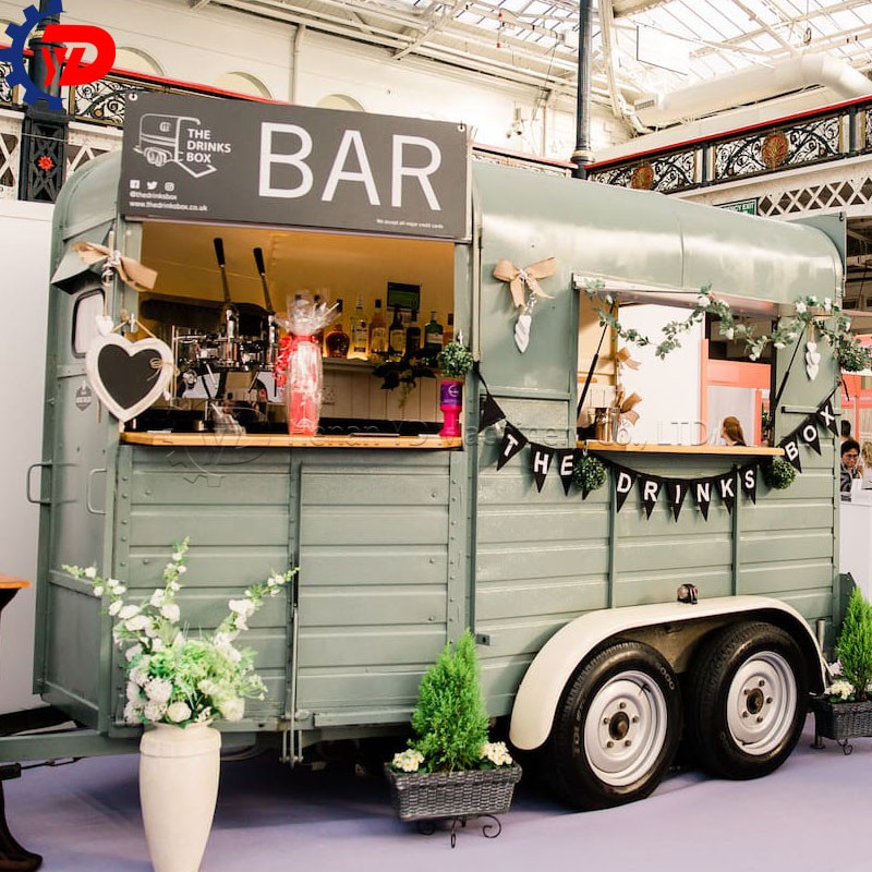 Food Trailer Factory - Popular Design Taco Ice Cream BBQ Trailer