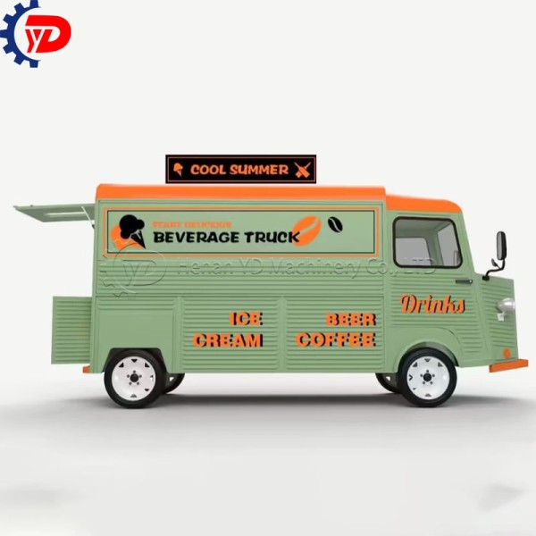 Mobile Restaurant Supplier - Ice Cream Coffee Food Trailer Electric