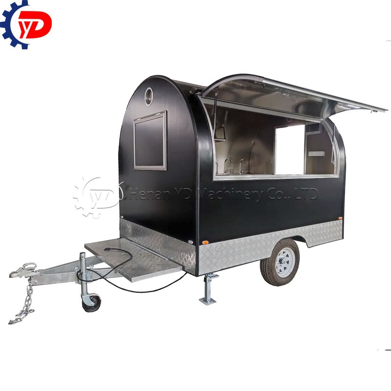 Ice Cream Kiosk Supplier - New Design Fast Food Vending Cart