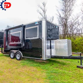 Pizza Food Trailer Supplier - Stainless Steel 16ft Hot Dog Truck