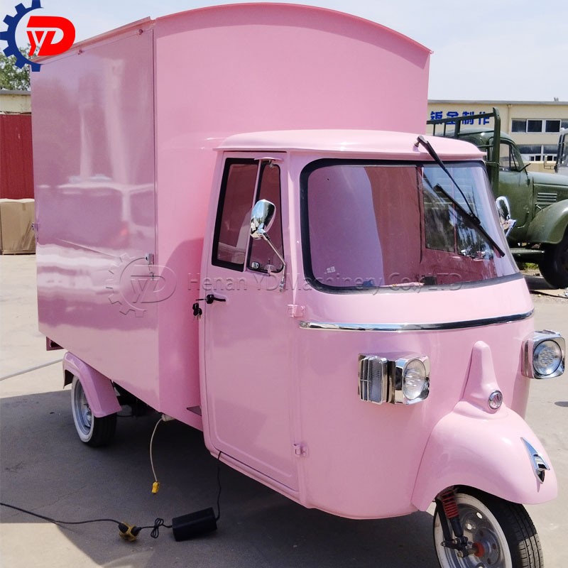 Commercial Tuk Tuk Supplier - Electric Food Truck Ice Cream Fast Food