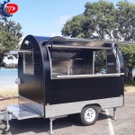 Fiberglass Food Truck Manufacturer - Umbrella Mobile Ice Cream Bar