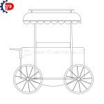 Food Cart Supplier - Luxury Customizable Colors for Hotels