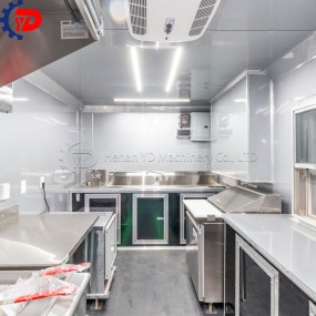 Mobile Food Truck Factory - Cheap Hot Dog Cart Kitchen Trailer