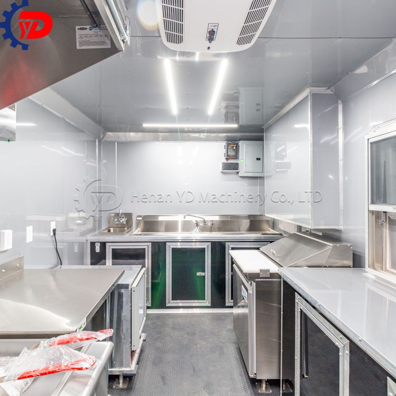 Mobile Food Truck Factory - Cheap Hot Dog Cart Kitchen Trailer