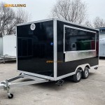Street Food Trailer Supplier - Custom 19ft Pizza Ice Cream Bar Truck