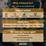 Food Cart Factory - 3m Yellow Piaggio Ape Tuk Tuk Fast Food Cart