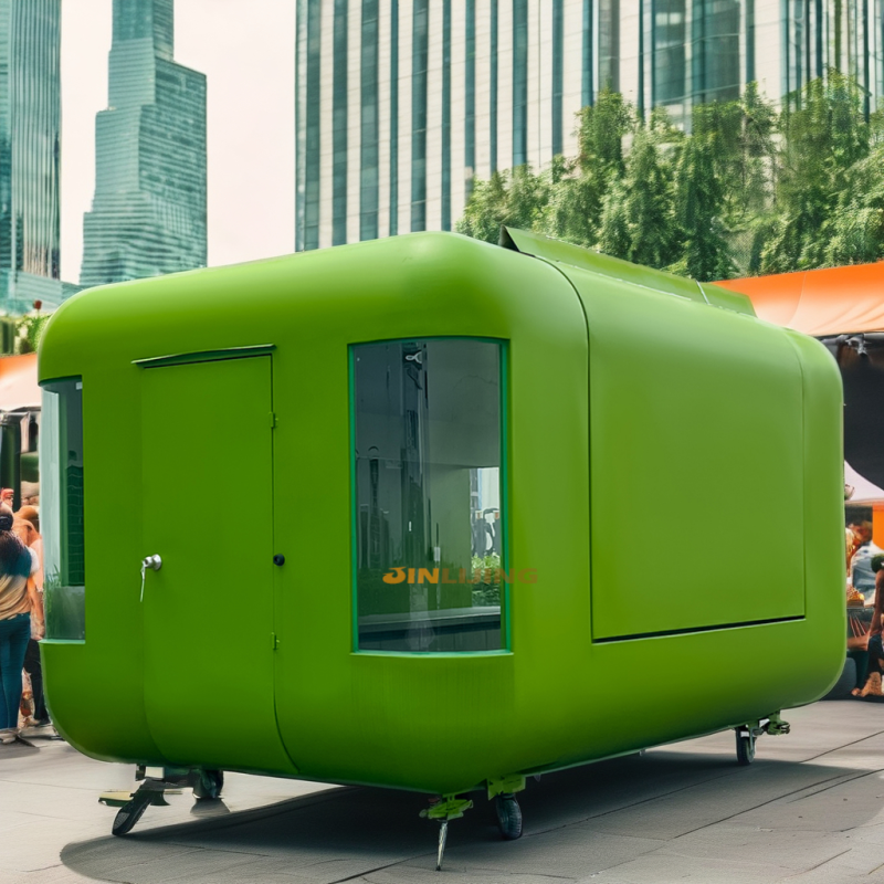 Street Food Cart Manufacturer - New White Fully Equipped Kitchen Truck