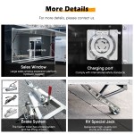 Food Truck Manufacturer - 12ft Concession Street Fast Food Trailer Full Kitchen