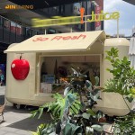 Mobile Kitchen Manufacturer - Wholesale Hot Dog Boba Tea Fast Food Trailer