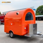 Food Vending Truck Factory - 13ft Red Electric Custom Snack Machines