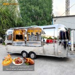 Food Trailer Manufacturer - 304 Stainless Steel Pizza Ice Cream Van
