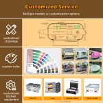 Food Cart Factory - Wholesale Aluminum Mobile Coffee Ice Cream Cart