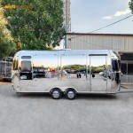 Food Trailer Manufacturer - 304 Stainless Steel Pizza Ice Cream Van