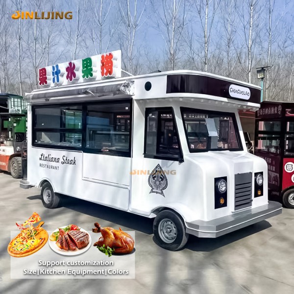 Food Truck Manufacturer - Custom New Big Coffee Pizza Cart Bus