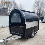 Food Trailer Supplier - Custom New Pink Pizza Ice Cream Coffee Truck