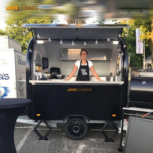 Outdoor Catering Supplier - Small Mobile Street Food Trailer Kiosk