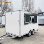 Mobile Kitchen Supplier - Custom Stainless Steel Hot Dog Pizza Coffee Truck
