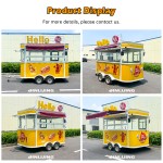 Electric Pizza Trailer Manufacturer - 16ft Pink Commercial Kitchen Equipment