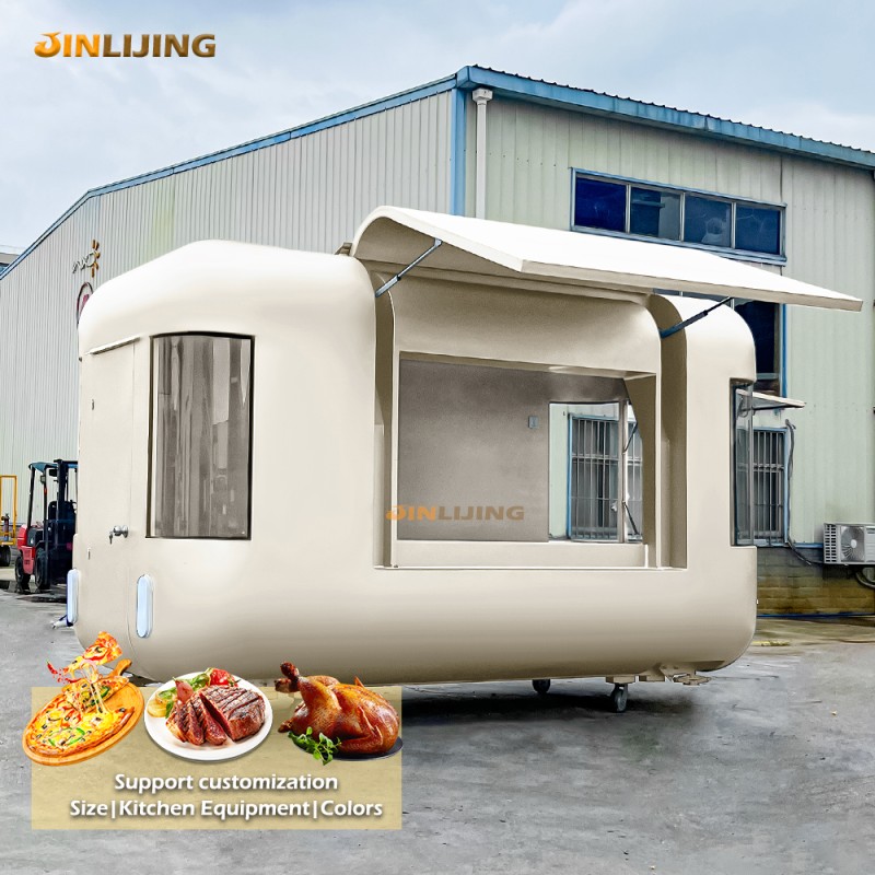 Fast Food Cart Supplier - Fully Equipped Vending Cart Outdoor Mobile