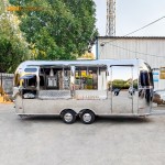 Food Trailer Manufacturer - 304 Stainless Steel Pizza Ice Cream Van