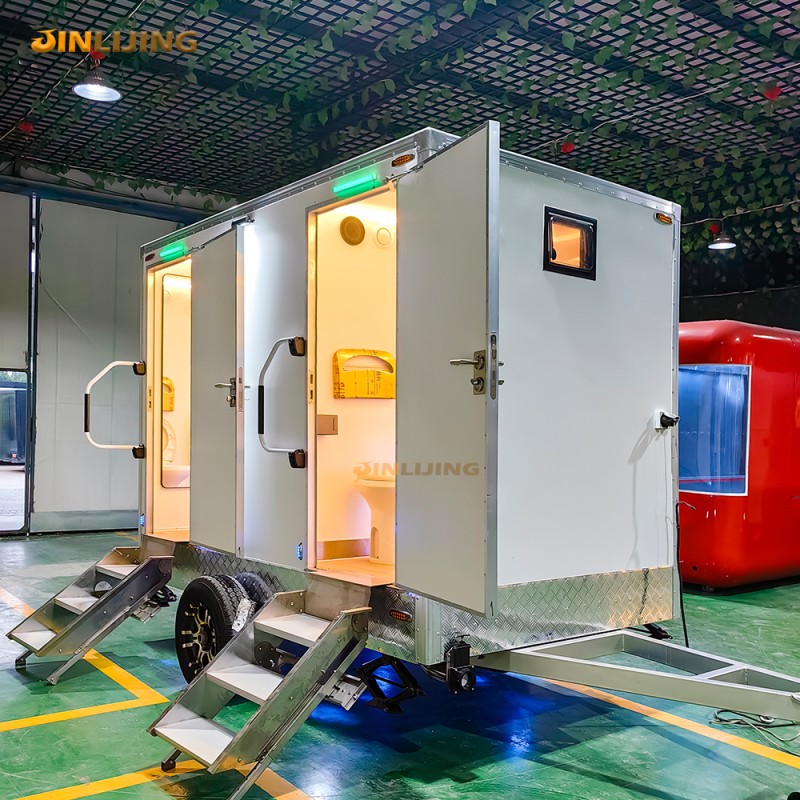 Restroom Trailer Factory - Public Luxury Bathroom Trailer with Shower