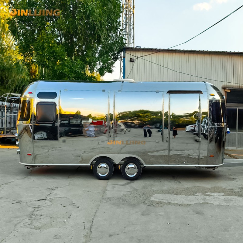 Mobile Kitchen Manufacturer - Custom Fully Equipped Ice Cream Coffee Cart