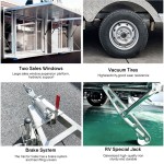 Food truck Manufacturer - Custom Coffee Shop BBQ Pizza Burger Cart